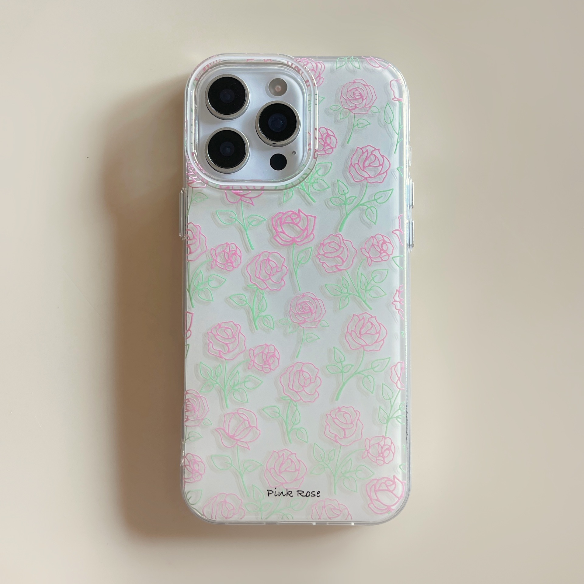 Corazón de niña coreana rosa para Apple 15Pro/16Pro funda para teléfono móvil 14/13 nuevo nicho de 16PM