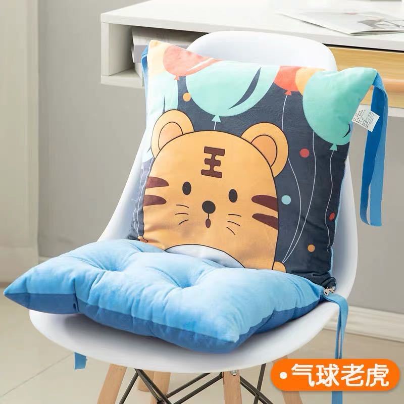 漫画風一体型クッション椅子背もたれ一体型オフィス学生教室厚手座布団お尻クッションかわいい|undefined