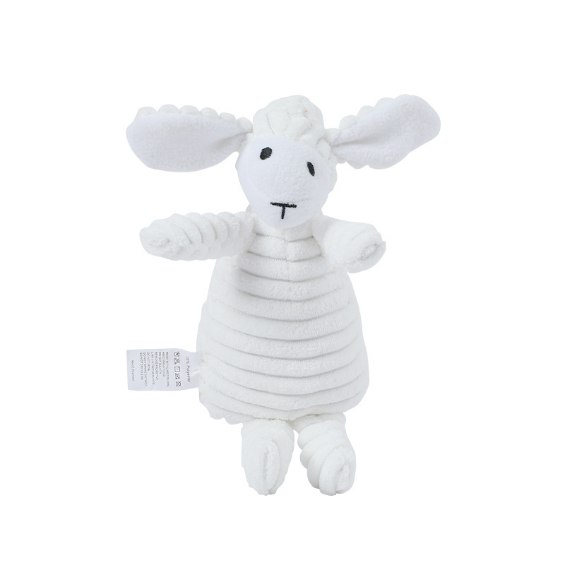 Juguete de Peluche con Sonido para Perros de Poliéster, Resistente a Mordeduras, Interactivo