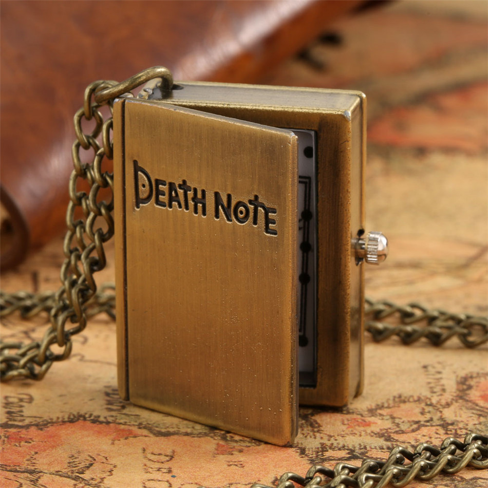 Pocket Watch Classification Pointer Display Type Retro Vintage Style Book Anime Cartoon Alloy Strap Quartz Pocket Watch