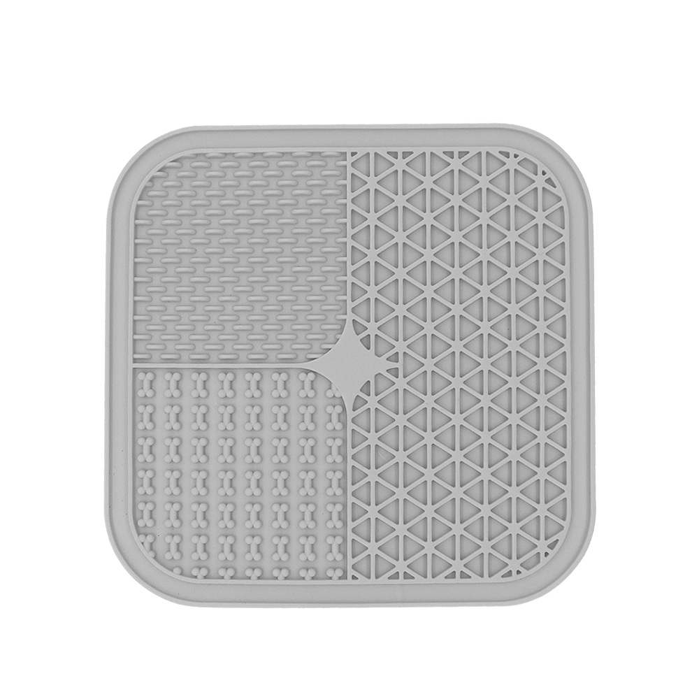 Almohadilla para lamer para perros, juego de comida para mascotas, almohadilla para lamer de silicona, comida lenta para perros, anti-asfixia, plato para lamer para gatos, alimentador, almohadilla para ventosa de pulpo