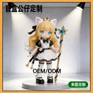 pvc软胶公仔摆件定制潮玩盲盒定做搪胶毛绒吉祥物桌面摆件订制