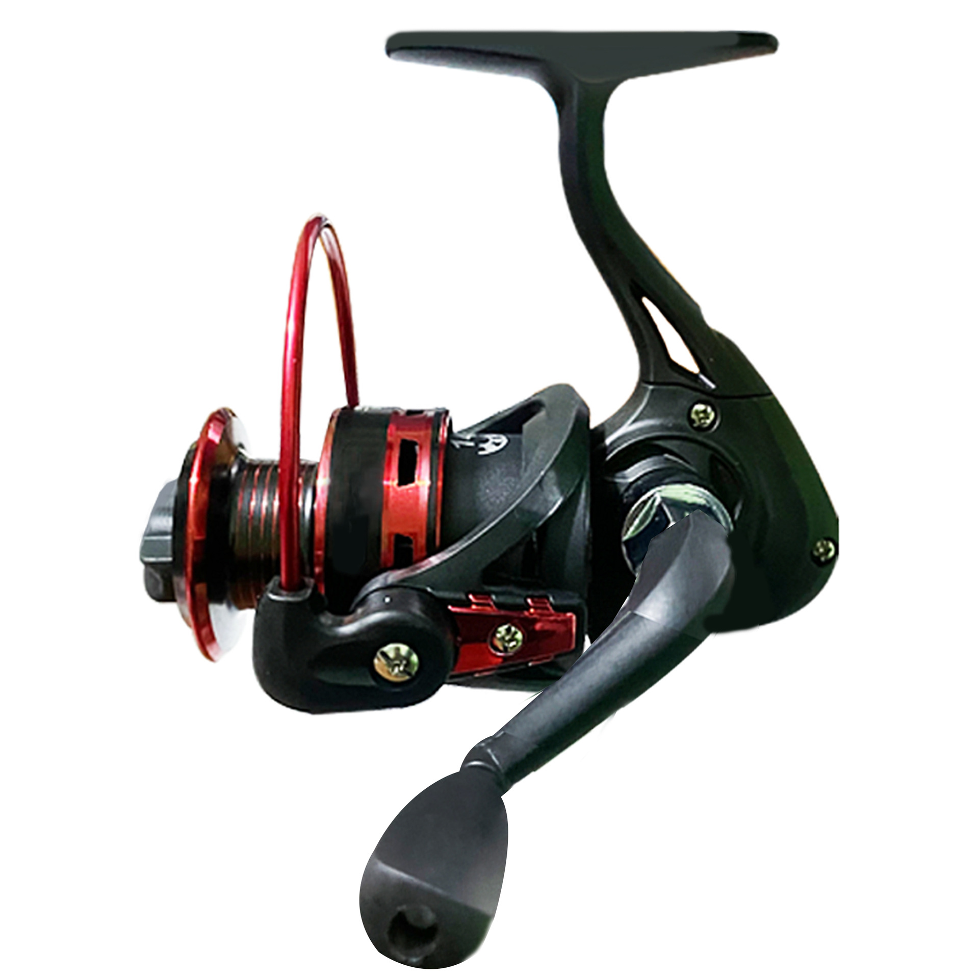 Toda la cabeza metálica de la rueda de pesca rueda de rotación rodada