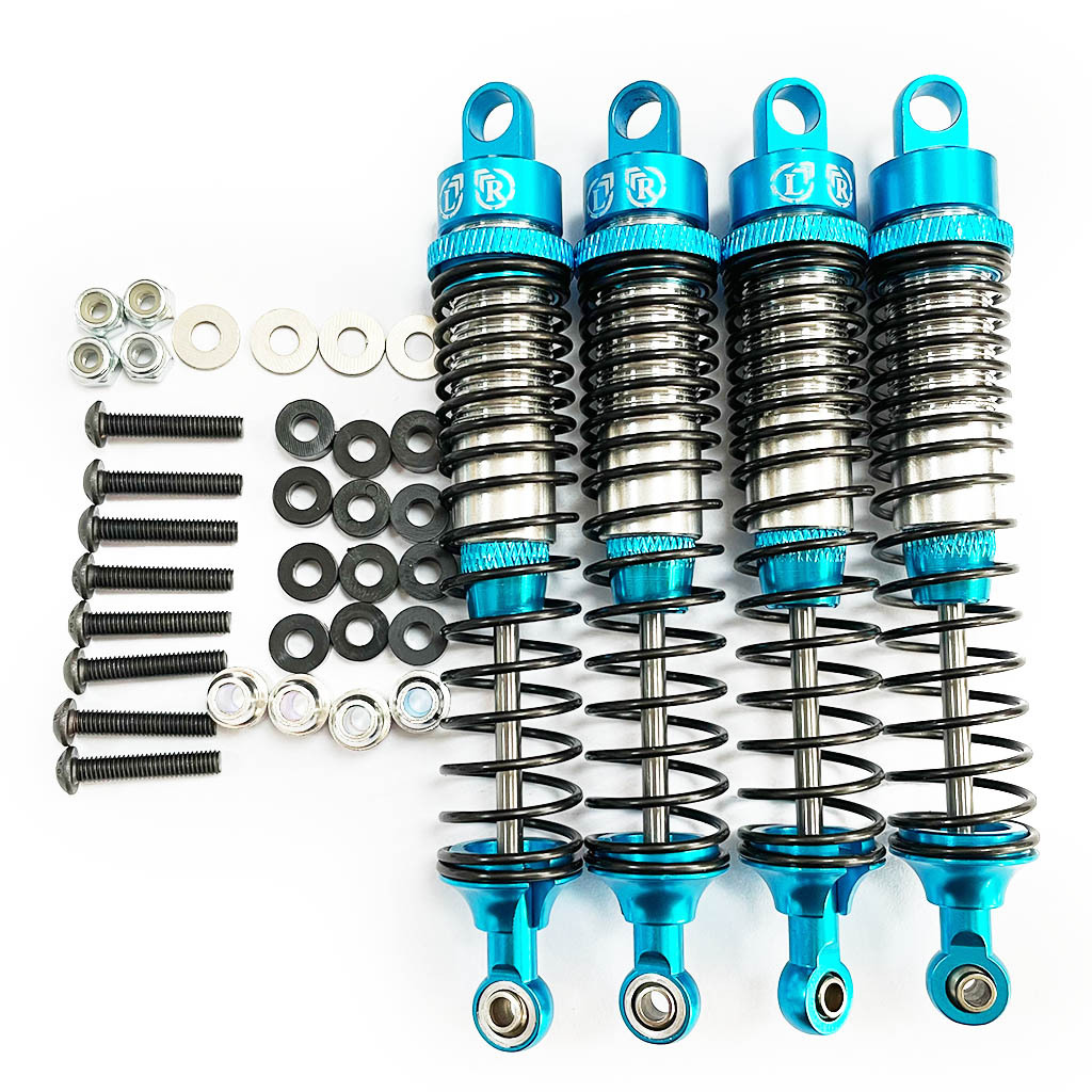 Front and rear 110MM all-metal shock absorber [Sky Blue]]