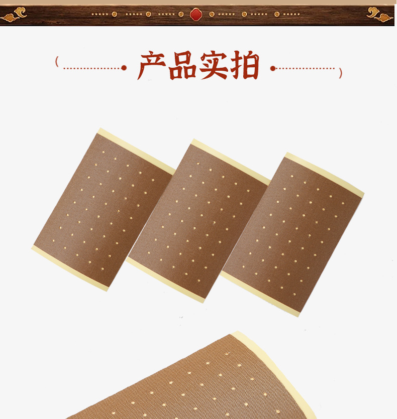 Perforated Elastic Herbal Body Patch for Neck Shoulder Waist Leg Knee Support Custom OEM in use