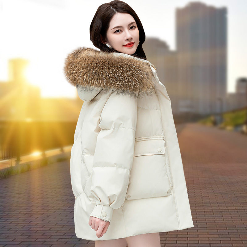 오프화이트[너구리털 칼라]