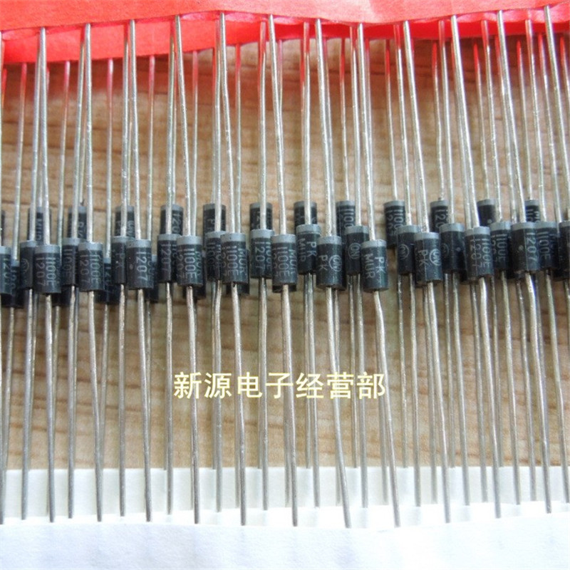 MUR1100E 快恢复二极管 DO-41 1A/1000V 二极管 MUR110 排带