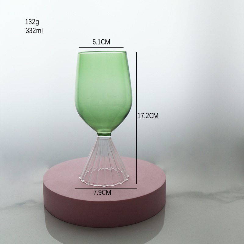 Copa de champán Copa de vino de estilo europeo Copa de uva creativa Copa de vino romántica Copa de vino color