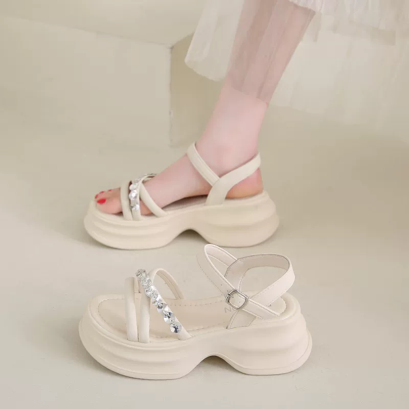 Summer sandals with a strap, for teenagers, 2025 years
