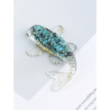 �羳���l��Crushed Stone Koi Fish Ornament Drip Gel Small
