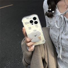 Screen-Full Koala English Applicable iPhone 15 Creative 14 Pro Max 12 Phone Case Apple 13 Stand 11 Anti-Slip