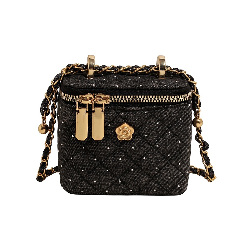 Bolso de cadena de moda de diamante para mujeres 2026 nuevo estilo pequeño bolso de viaje diario bolso de ocio simple bolso de mujer image 8