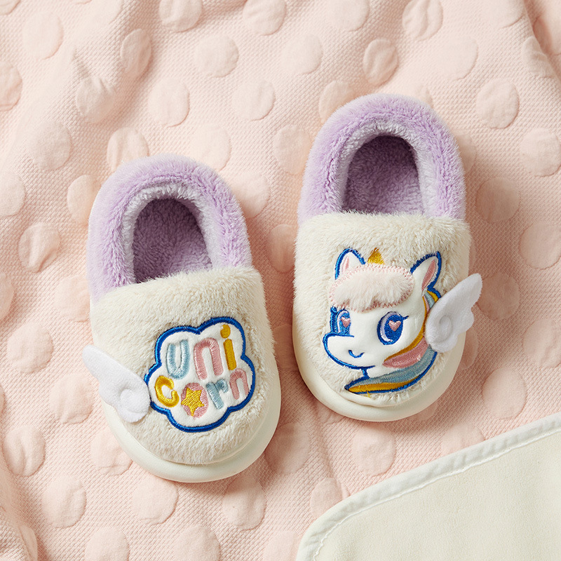 Happy Mary 2024 zapatos de algodón para niños otoño y invierno para bebés calentadores interiores zapatos de algodón para niños y niñas