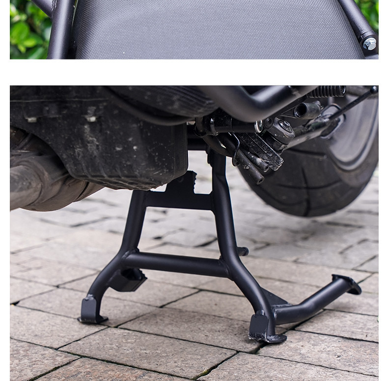 Suitable for Honda Nx500: Protective Bars, Crash Bars, Surround Bars, Rear Rack, Tail Box Rack, Main Stand Rack, Large Support Frame Modification