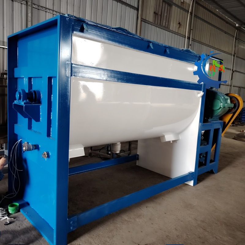 东莞2吨304不锈钢双螺带卧式搅拌机 塑料颗粒 干粉粉末混合搅拌机