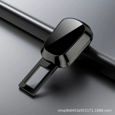 Car Seat Belt Buckle Extension Adapter Card for Vehicle Seat Belt Latch Plug (Other Automotive Interior Supplies) - no-pattern-aviation-alloy-single-pack