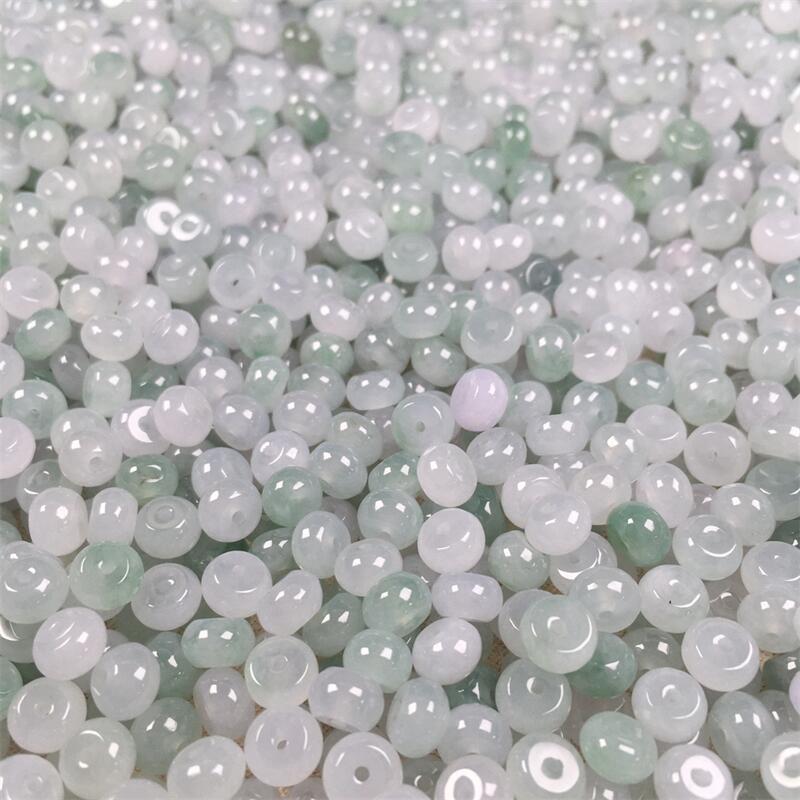 ミャンマー玉珠翡翠散件a品玉玉氷緑白そろばん玉玉玉玉玉玉玉四会天光墟卸売り|undefined