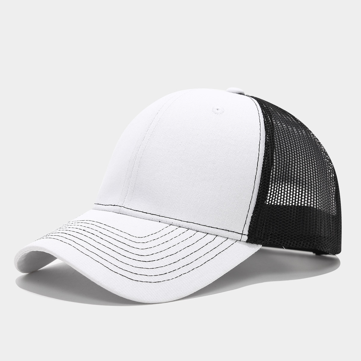 Richardson 112 sombrero de camión sombrero de red de comercio exterior sombrero de lengua de brillo transparente sombrero de béisbol