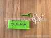 1 separate green card holder, add key and rope