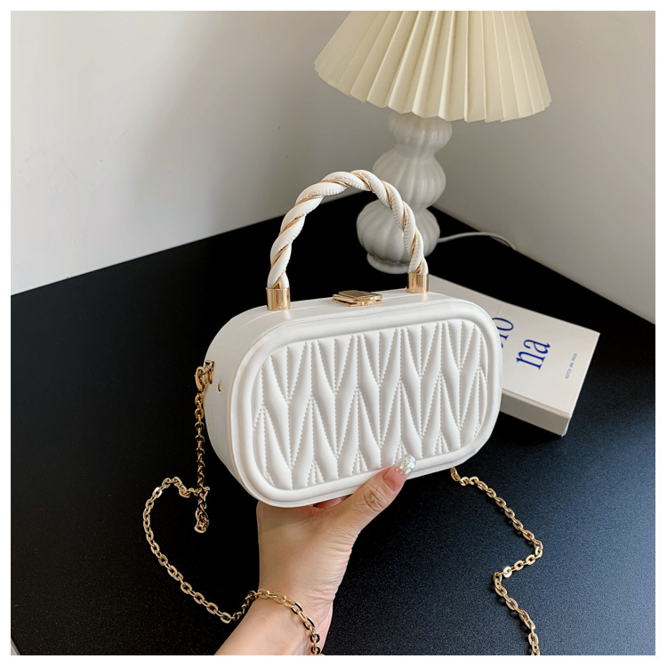 Bolsos de alta sensación para mujeres 2022 nueva moda caja de mano bolsa de maquillaje cadena de hombro bolso pequeño