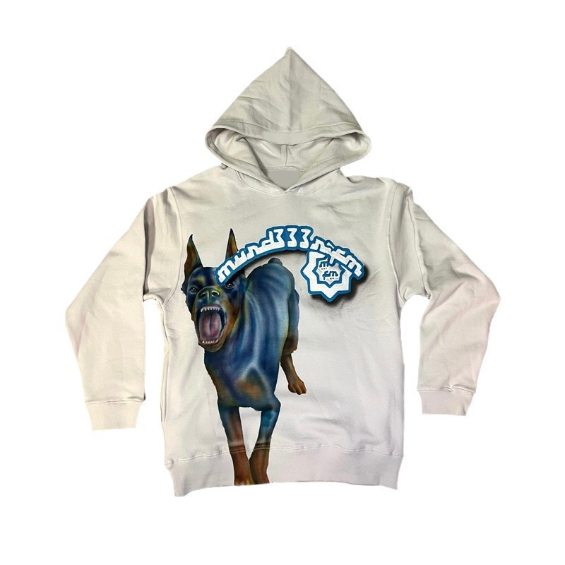 Herrenbekleidung Hip-Hop Street Ullover Langarm Retro High Street Dunkle Sweatshirtjacke Sweatshirt Druckmuster_voghion.com