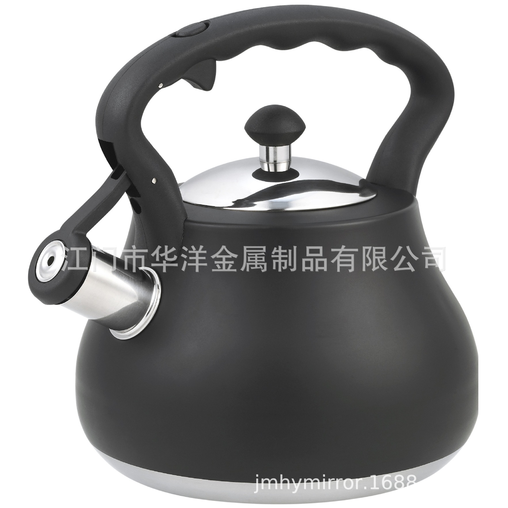 3L不锈钢鸣笛壶鸣音水壶跨镜出口Whistling kettle欧美水壶响壶热