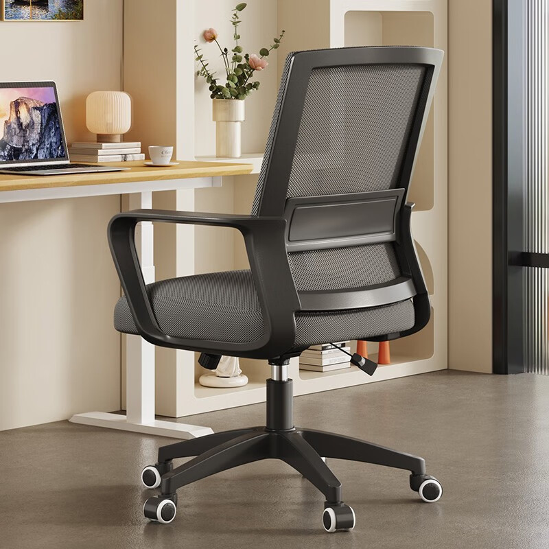 Silla de conferencias de oficina silla de computadora ergonómica sedentaria silla de ruedas doméstica silla de arco de malla de estudiantes universitarios