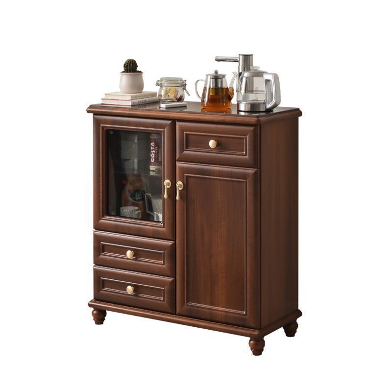 2025 nuevo gabinete de bar de té doméstico de madera china de alta gama totalmente automático dispensador de agua inteligente desinfección gabinete todo en uno