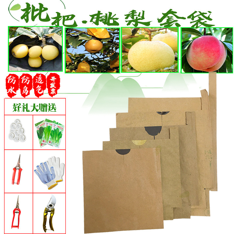 梨専用袋桃ザクロマンゴー黄桃スイカ雨水防虫鳥通気リンゴビワ袋包郵便|undefined