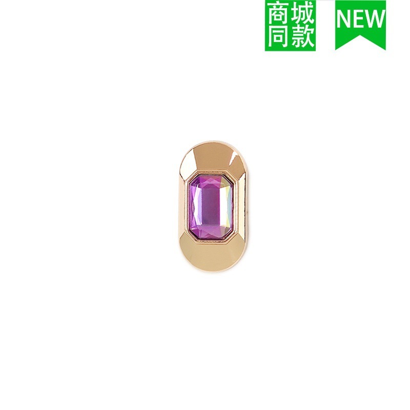 クロスボーダー卸売新しいクロックスアクセサリー靴バックル金属レターチェーン適応クロス靴花 DIY アクセサリー|undefined