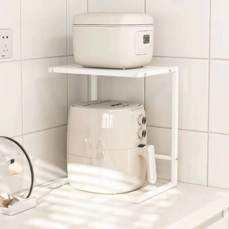 밥솥 선반 텔레스코픽 주방 수납 선반 스토브 에어 프라이어 조리대 수납 커피 머신 전자레인지 선반