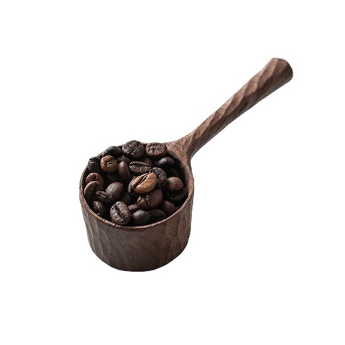 North American black walnut handmade coffee measuring spoon solid wooden spoon seasoning spoon handmade Japanese wooden spoon coffee bean spoon