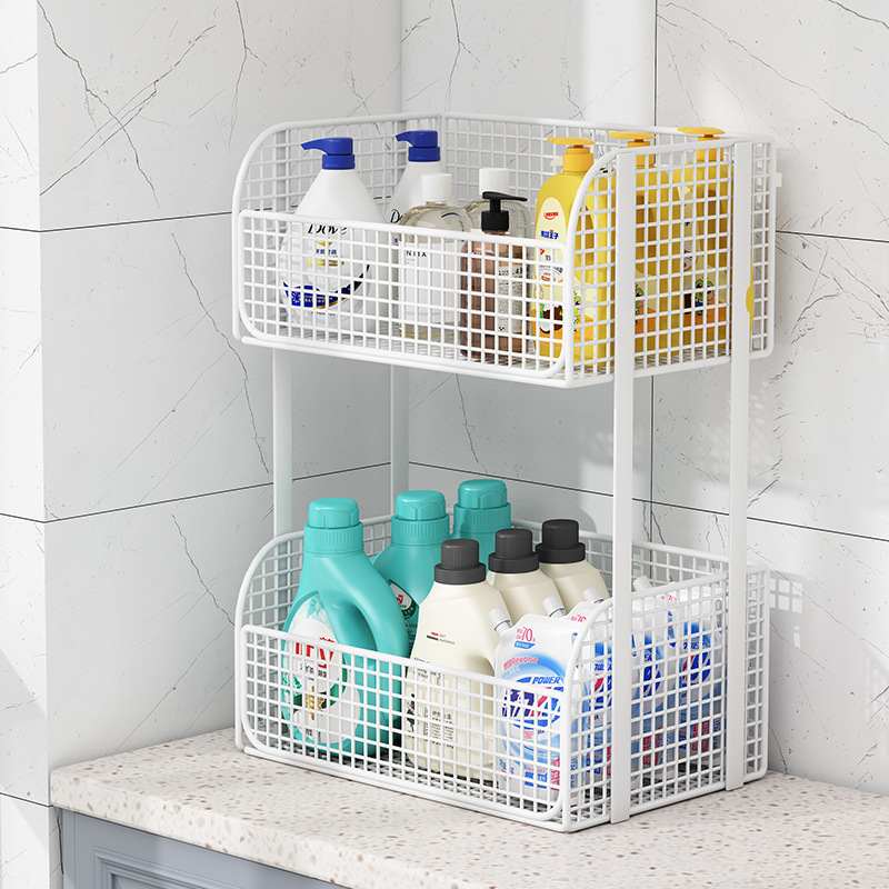 Washing Machine Storage Shelf Bathroom Toilet Drum Toilet Storage Cabinet Laundry Detergent Storage Shelf Above the Toilet