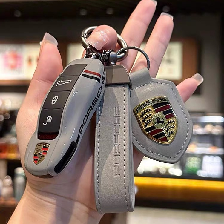ポルシェキーシェル新しいカイエン718マカンパナメーラtaycan911プラグインキーカバーに適しています。|undefined
