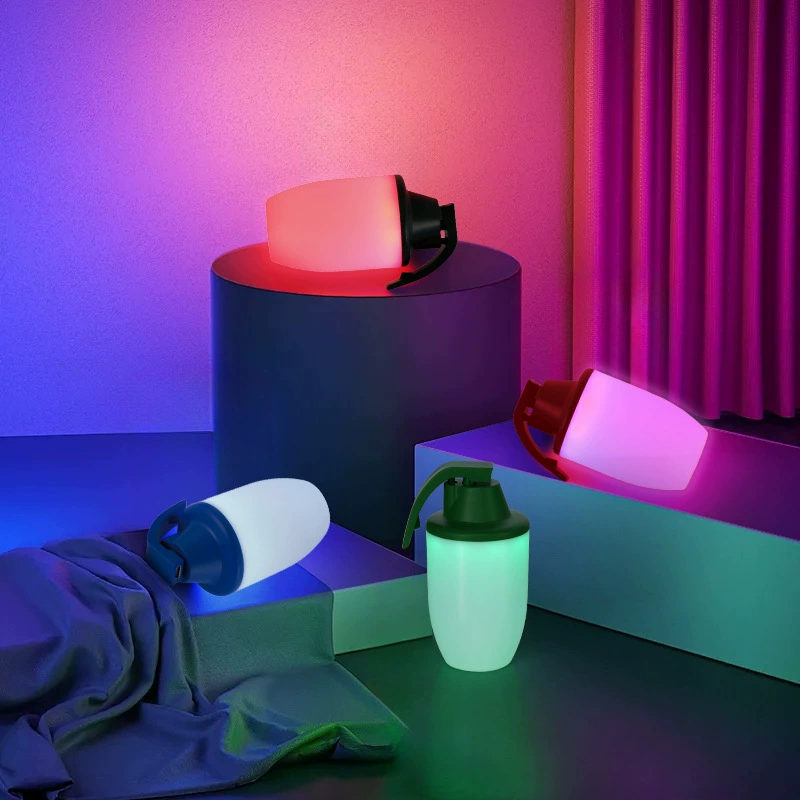 Трансграничный креативный новый продукт, граната, атмосферная лампа, ручной компаньон, детская светящаяся игрушка, новая и уникальная оригинальная зарядная атмосфера, маленькая лампа