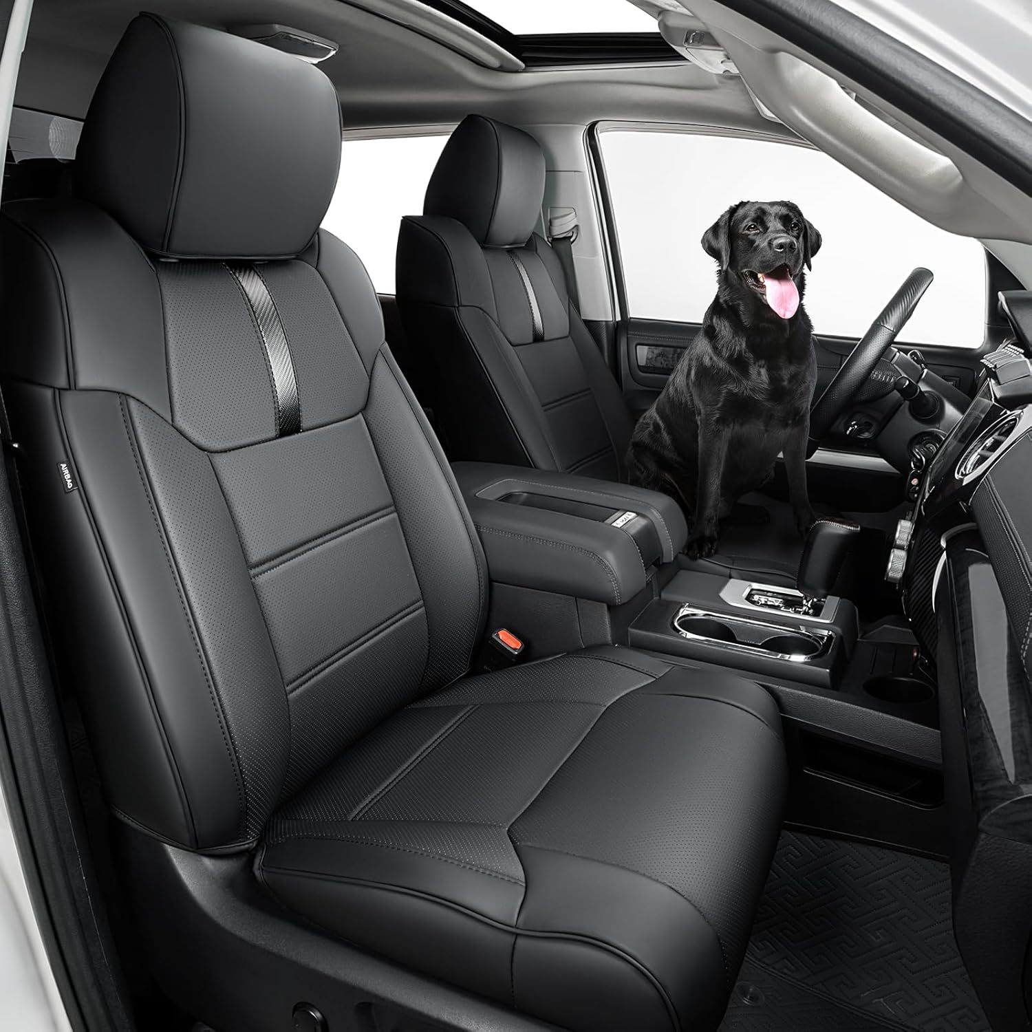 Toyota Tundra Pickup Truck Special Seat Cover, Full Leather, All-Season Car Seat Cushion, Full Leather Interior Accessories, Seat Cover