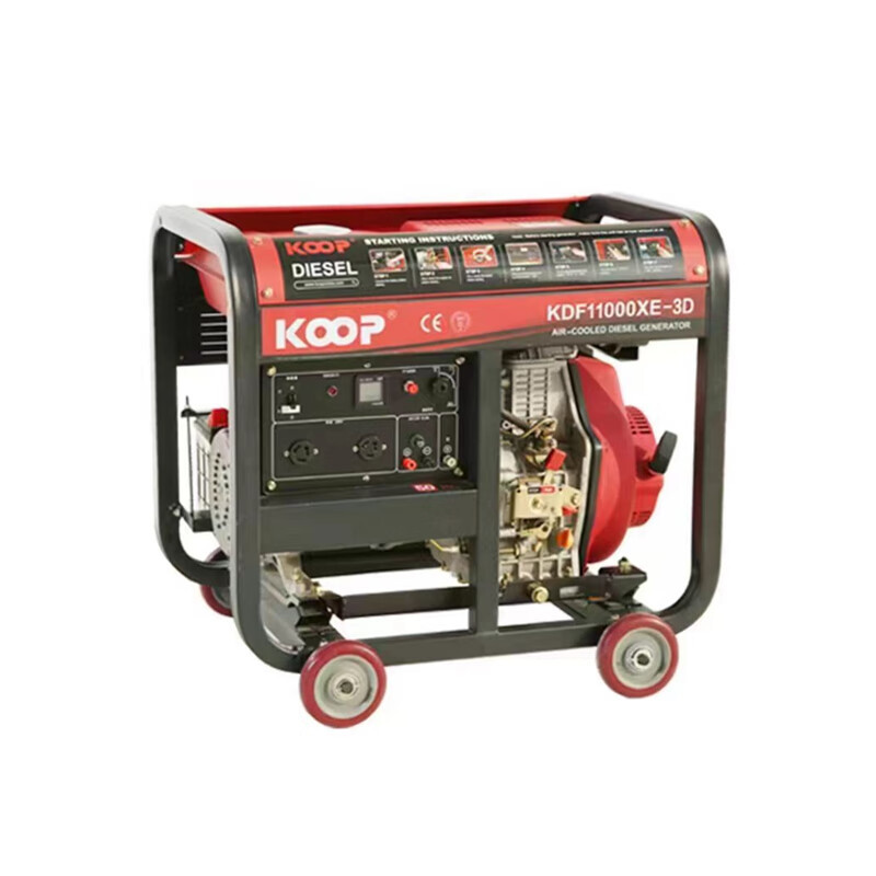 KOOP科普柴油发电机组开架式等功率220V/380V10千瓦KDF11000XE-3D