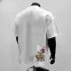 2025 New Short-sleeved T-shirt Men's Instagram Fashion Brand European and American Hip-hop Crewneck Base Shirt Top for Summer