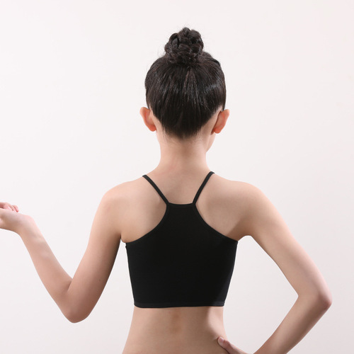 8-16 years old girls' underwear girl's initial development vest strap little girl junior high school student children' bustier 