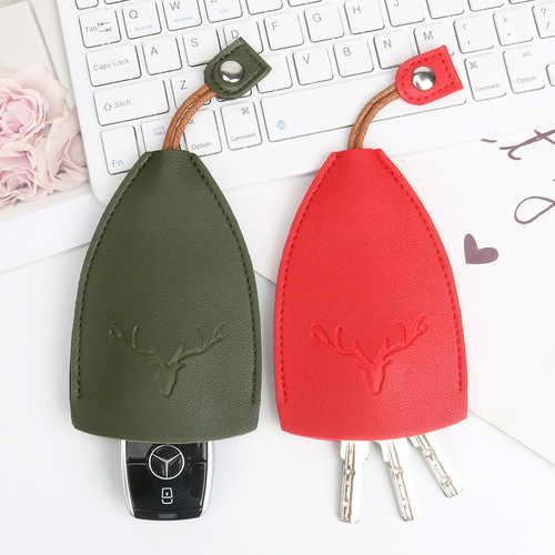 New trendy home key bag, unisex car key cover, personalized creative keychain pull-out key bag