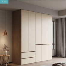 实木衣柜卧室家用小户型中古儿童储物柜简易分段式组合抽屉大衣橱