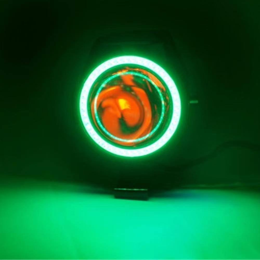 Lámpara de luz de motocicleta luz de alta intensidad lámpara eléctrica u5u7 pistola láser lámpara de automóvil universal transformación de lámpara parpadea luz alta image 2