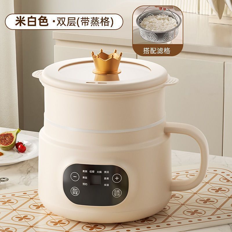德国出口电饭煲陶瓷釉智能电煮大容量家用多功能蒸煮一体炒锅双层|undefined