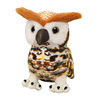 Realistic toy, plush cute doll, owl