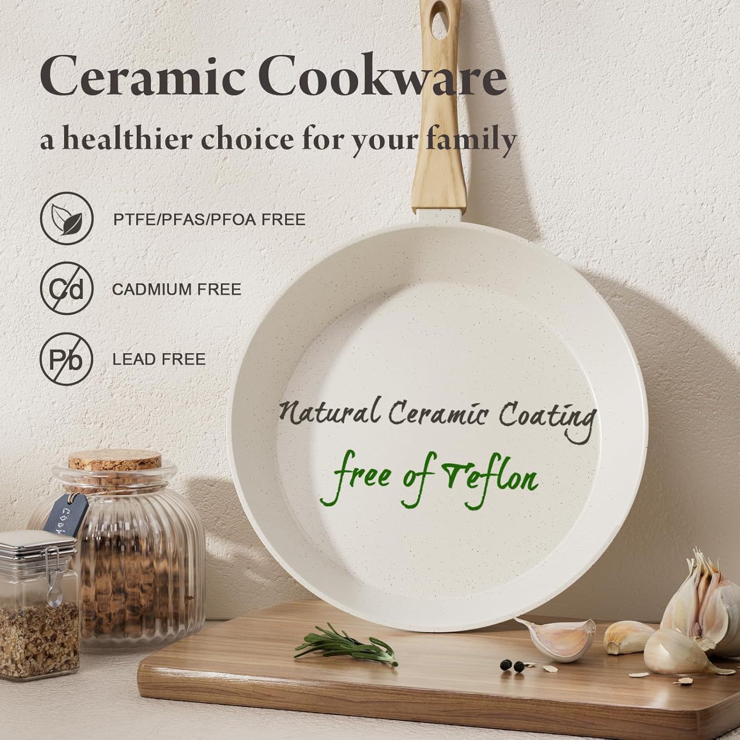 Juego de ollas antiadherentes de granito transfronterizo, olla de leche, olla de sopa, sartén, sartén, utensilios de cocina domésticos, al por mayor