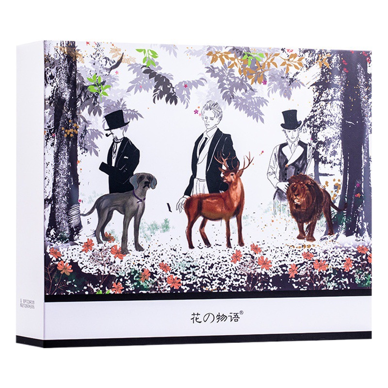 Flower Story Beast Head Perfume Set Men's and Women's Fragrance Gift Box Douyin Live Light Fragrance Fragrance