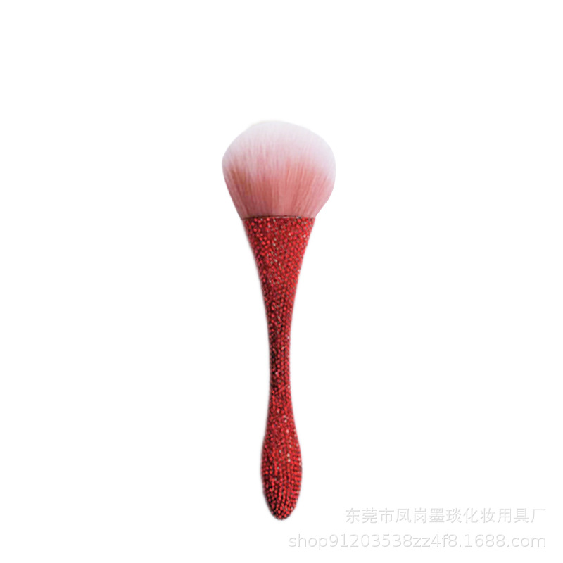 Nuevo cepillo de maquillaje en polvo suelto de gran tamaño solo en stock cubilete rubor cepillo trabajador de belleza
