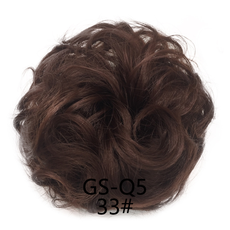 Europa y los Estados Unidos pelucas anillo de pelo de bolas cabeza cuerda elástica peludo natural peludo peludo transfronterizo