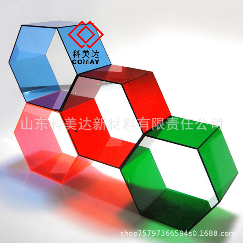 透光炫彩亚克力吧台 透明亚克力桌 亚克力展架