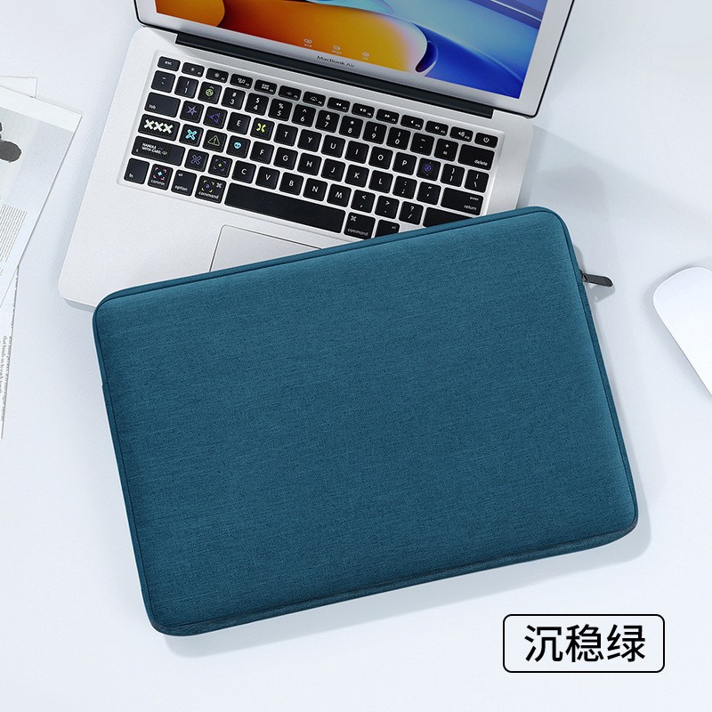 Biyoumeike bolsa de forro para computadora portátil impermeable y aterciopelada personalizada bolsa de forro para computadora portátil gruesa de 13 pulgadas y 15 pulgadas